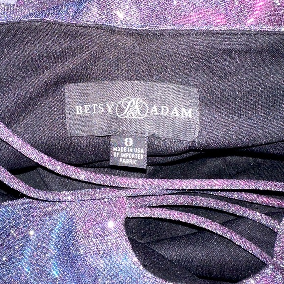 BETSY & ADAM FIT & FLARE DRESS - Picture 5 of 5